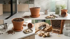 Gengibre em vaso: como fazer o rizoma brotar e acertar o ponto da colheita