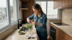 Um copo d’água na janela: quais ervas enraízam melhor e como fazê-las durar