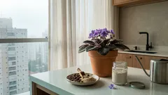 Violeta-africana em casa: o que costuma derrubar a floração — e os ajustes simples que resolvem